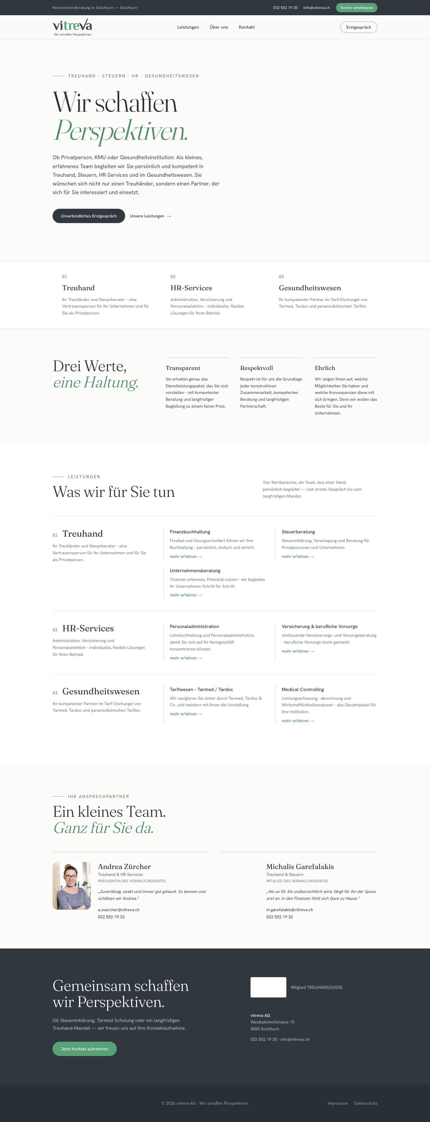 Vorschau Direktion A — Editorial