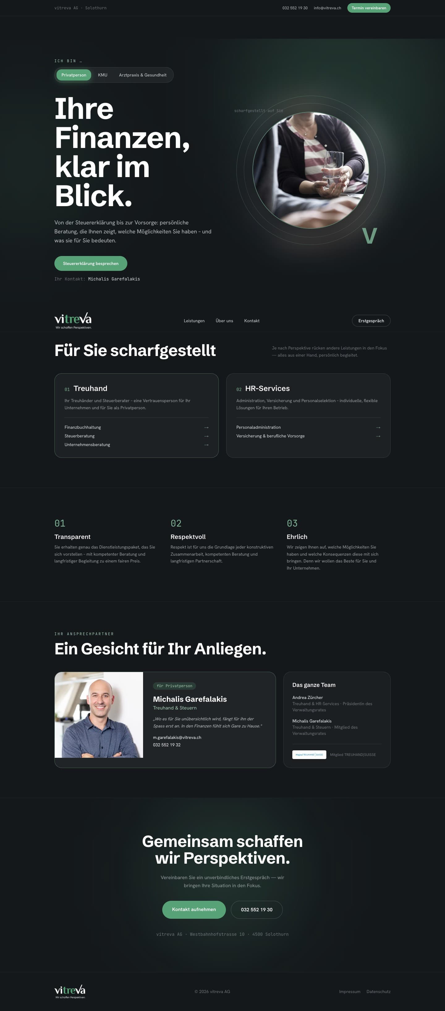Vorschau Direktion C — Perspektiven · Clarity Lens