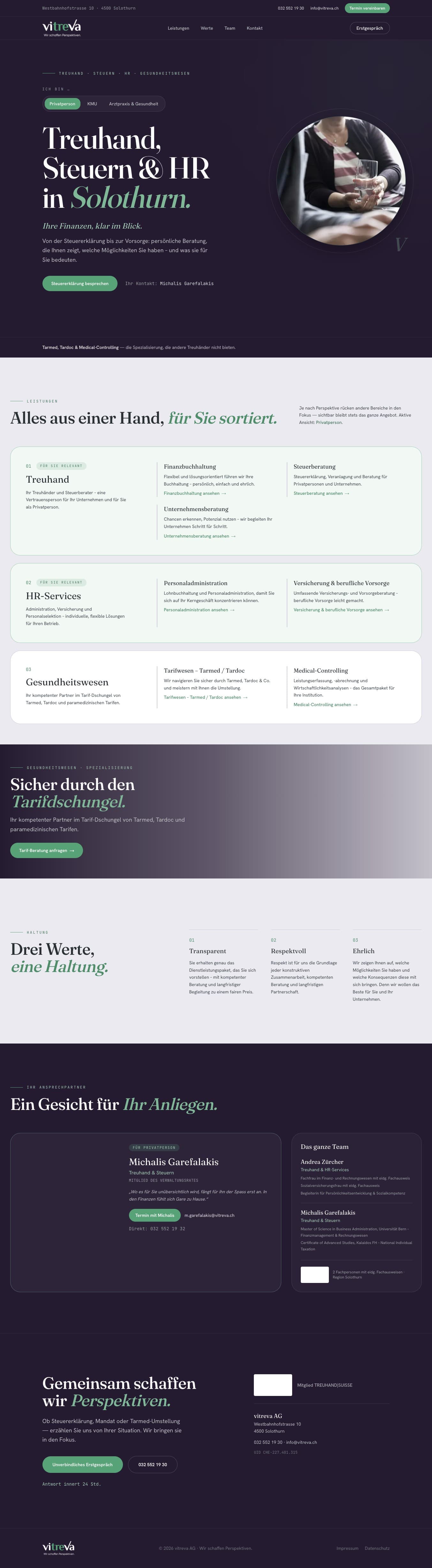 Vorschau Direktion D — Scharfgestellt · Synthese ⭐